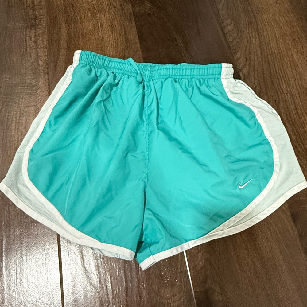 Nike Women's Teal Sports Shorts